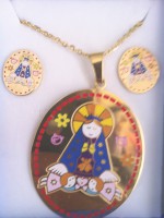 JUEGUITO EN ACERO INOXIDABLE VIRGEN DE GUADALUPE